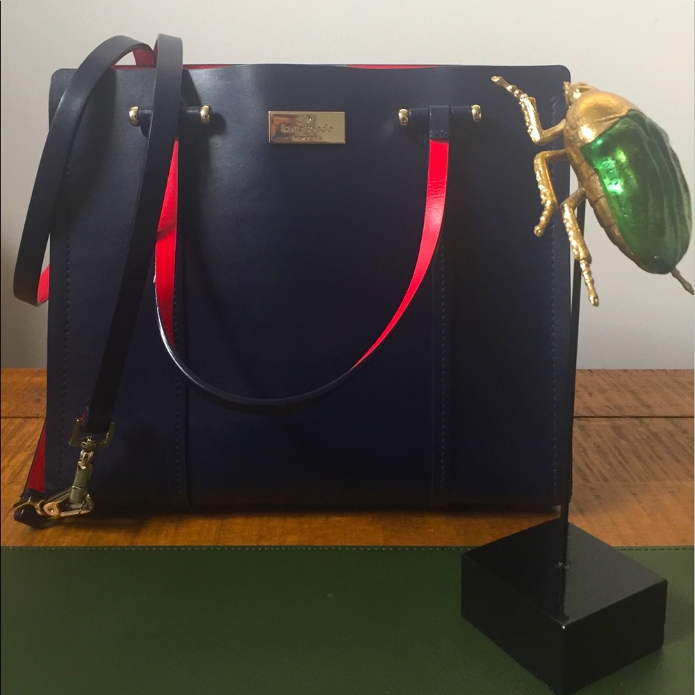 Perfect Holiday Gift 🎁 Kate Spade Mini Navy Vintage Satchel and wallet